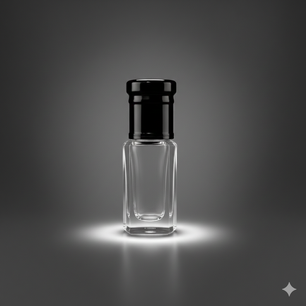 3 ML Bottle Metal Cap 1 Dozon ( Khali Bottle/Sisi )